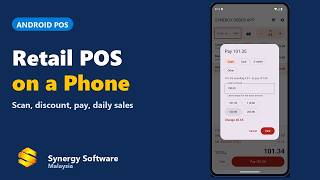 Retail POS on One Android Phone: Scan, Discount, Pay and Daily Sales | Synergy POS Malaysia screenshot 5