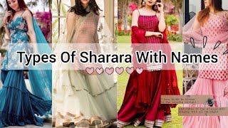 Types of sharara with name/Diff. between sharara & gharara/Types of sharara suit/Sharara suit name screenshot 4