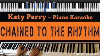 Katy Perry - Chained to The Rhythm - Piano Karaoke / Sing Along / Cover with Lyrics screenshot 4
