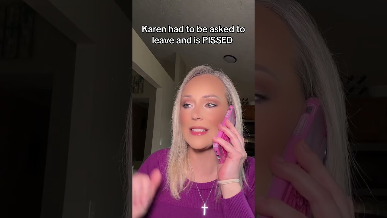 Карен попросили уйти, и теперь она ВЗБЕШЕНА 🙄 #ресторан #история #рассказ #Карен #точка зрения #к...