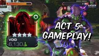 Void Act 5 Gameplay Compilation - Regeneration Reversing - Marvel Contest Of Champions
