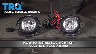 How to Install Fog Light Kit 200515 Nissan Xterra