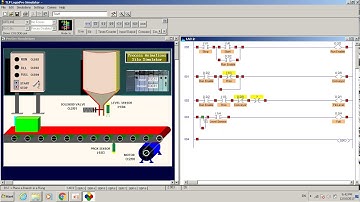 Khmer LogixPro Silo Simulator Ladder logic By Chhay