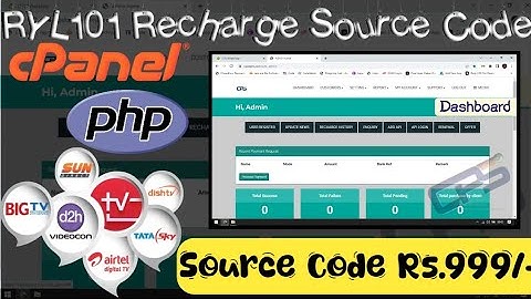 RYL101 Regular Recharge Software | Source Code | Multi Recharge Business with Admin