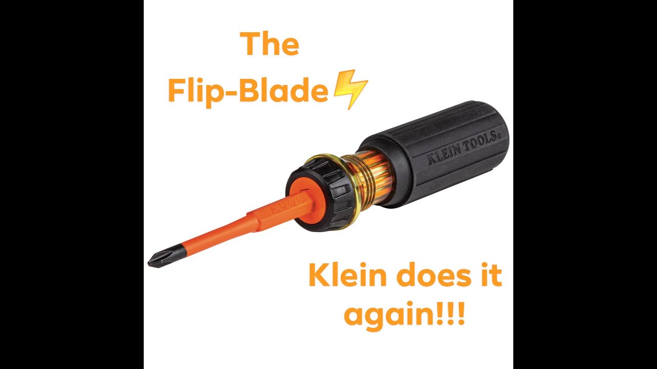 NEW!!! Klein FlipBlade Insulated Screwdriver 32293. This is one Cool