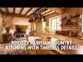 30 Cozy Parisian Country Kitchens with Timeless Details & Vintage Warmth