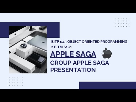 BITP 3113 OOP GROUP PROJECT - APPLE SAGA STORE