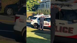 Cop Stuck Outside His Car 🤦♂️ #shorts