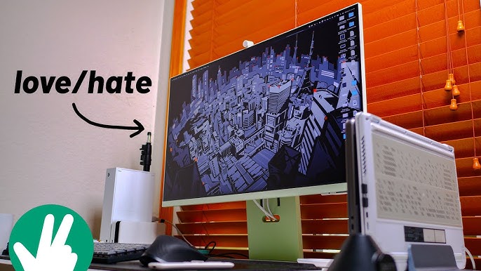 how i use samsung m8 monitor for work, content creation & productivity