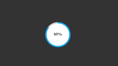Animated Circular Progress Bar With Number Counter #js #javascript #html #css #progress #code #it