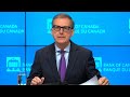 Inflation risks are increasing: Tiff Macklem | BANK OF CANADA RATE DECISION