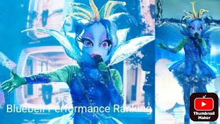 The Masked Singer Bluebell Performance Ranking
