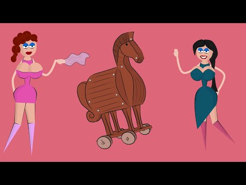 Миф троянский конь мультфильм