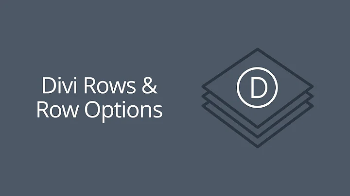 Divi Rows & Row Options