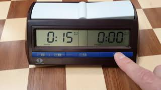How to set DGT2010 to P15'+10''