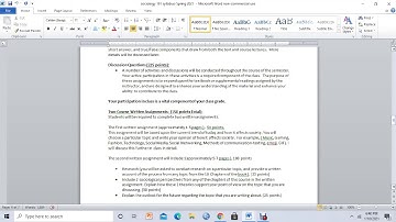 Sociology 101 IN1 Syllabus Spring 2021 Video