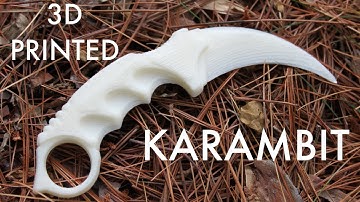 Karambit (CS:GO) 3D Printed in Action!