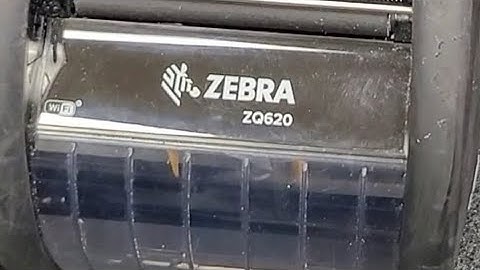 Zebra ZQ620 thermal print head removal