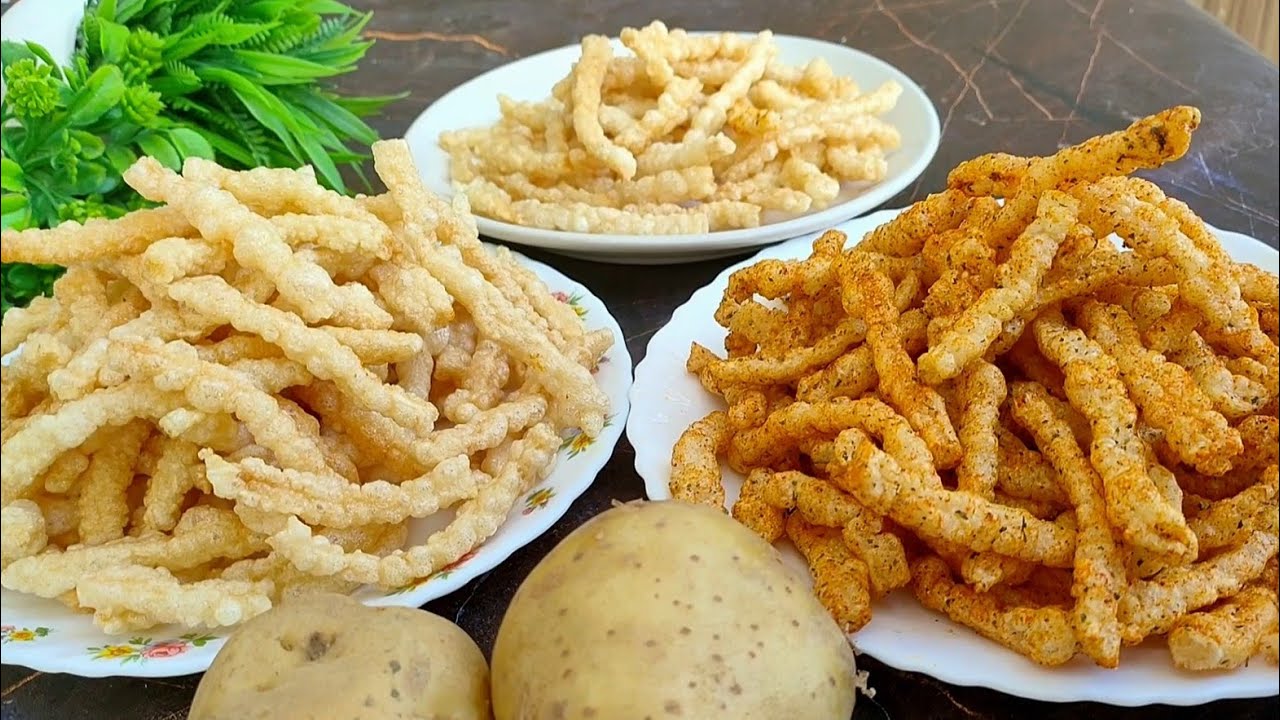 सिर्फ 10 मिनट में 2 कच्चे आलू से ढेर सारे कुरकुरे बनाएं पूरे साल स्टोर करें | Aloo ke Kurkure