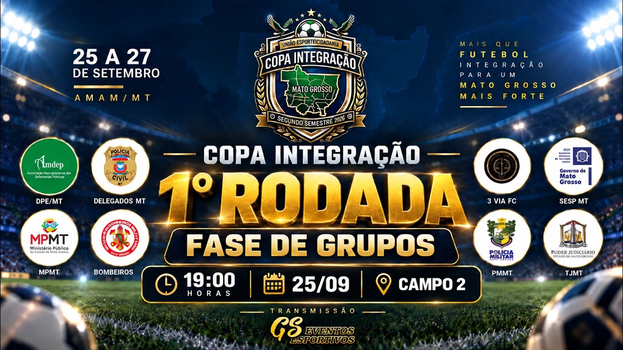 COPA INTEGRAÇÃO SEGUNDO SEMESTRE - 1° RODADA CAMPO 2 !