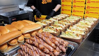 American Style Hot-dog Sandwich / 정통 아메리칸 핫도그 / Korean Hot-dog Shop