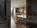 Loden Living Modern Marble Kitchen Island &amp; Bar Stool Styling