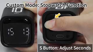 F4 Flip Gravity Sensor Smart Digital Timer