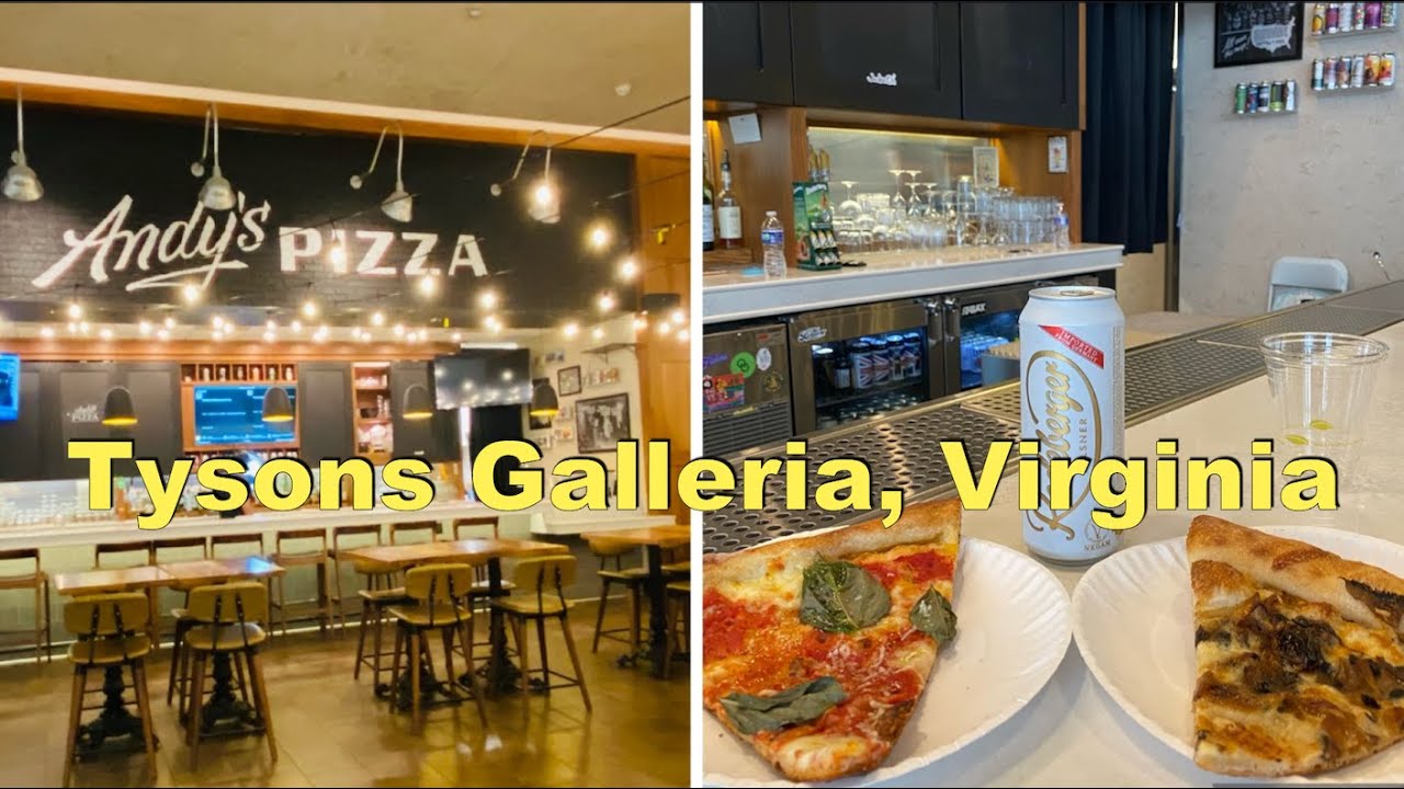 🇺🇸Virginia《Tysons Galleria🍺🍕Andy's Pizza》 