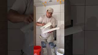 Shower Ceiling Tile Installation 12X24