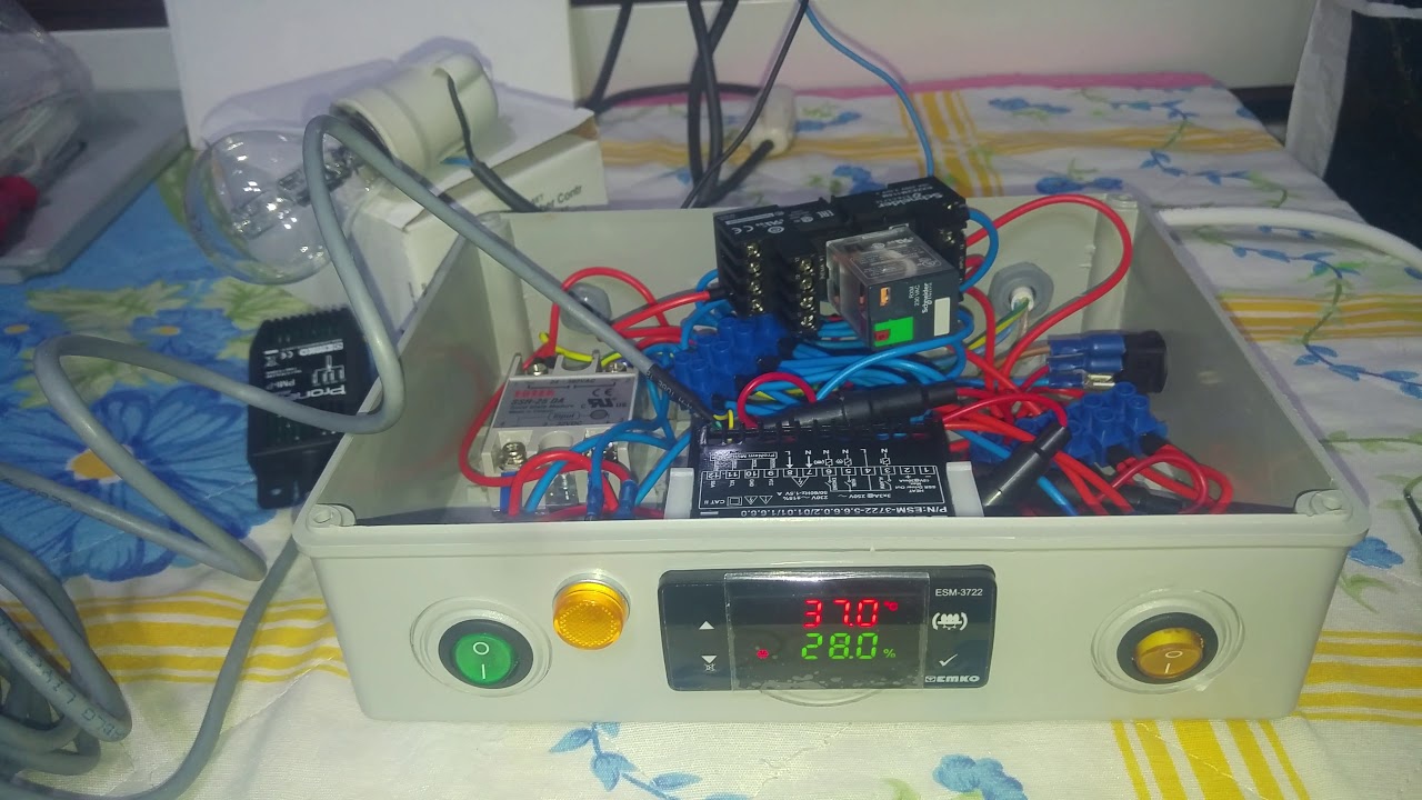 Opsiyonel Kuluçka makinesi kontrol panosu Emko esm-3722 Pıd kontrollü Homojen ısı kontrolü