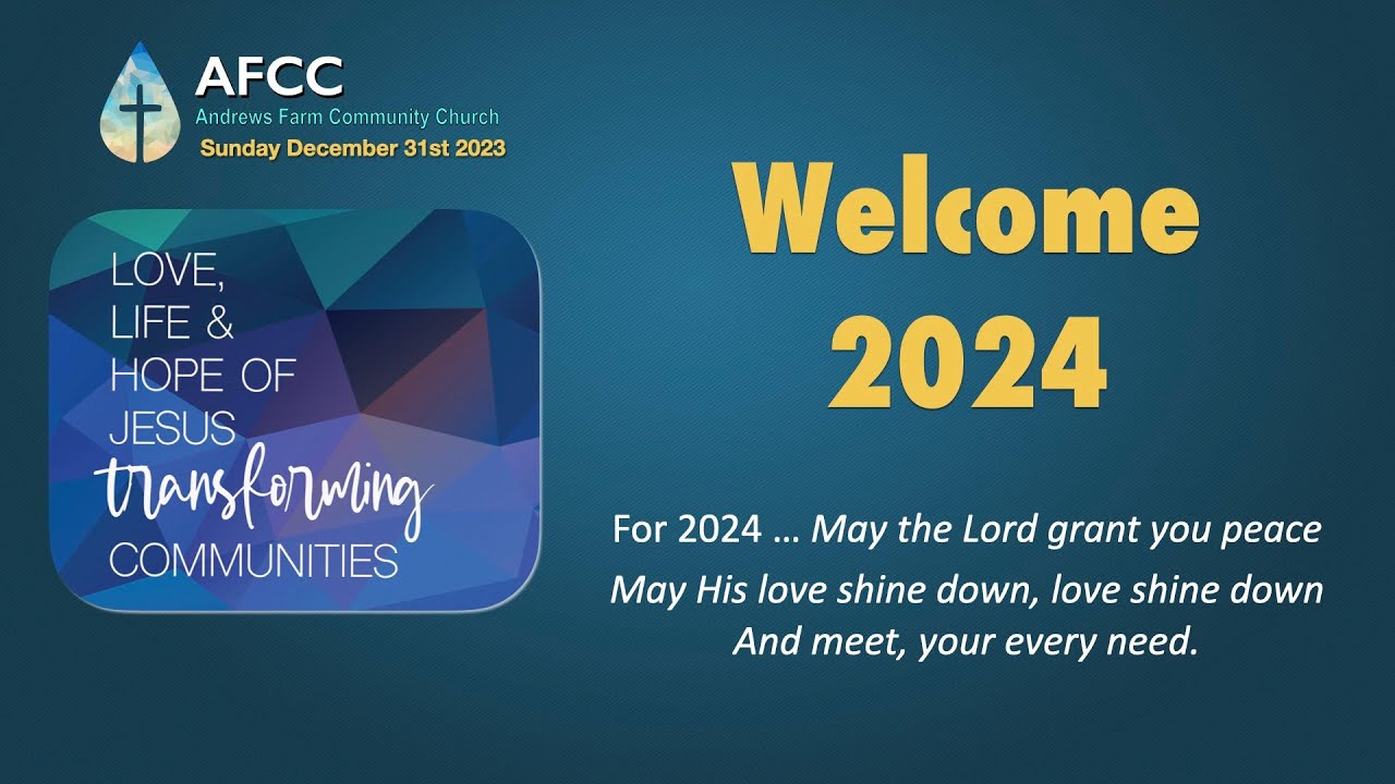 Andrews Farm Community Church Gathering Sunday 31 Dec 2023 YouTube