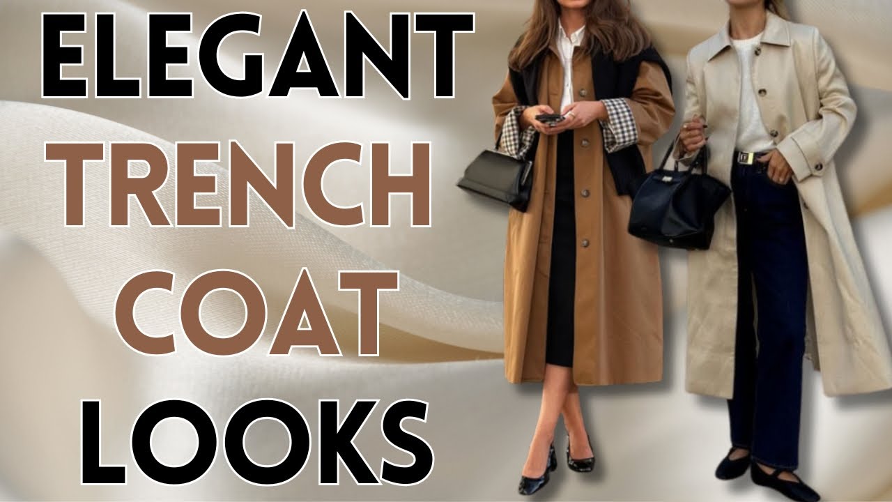 OLD MONEY Women Wear Trench Coats Like THIS ✨