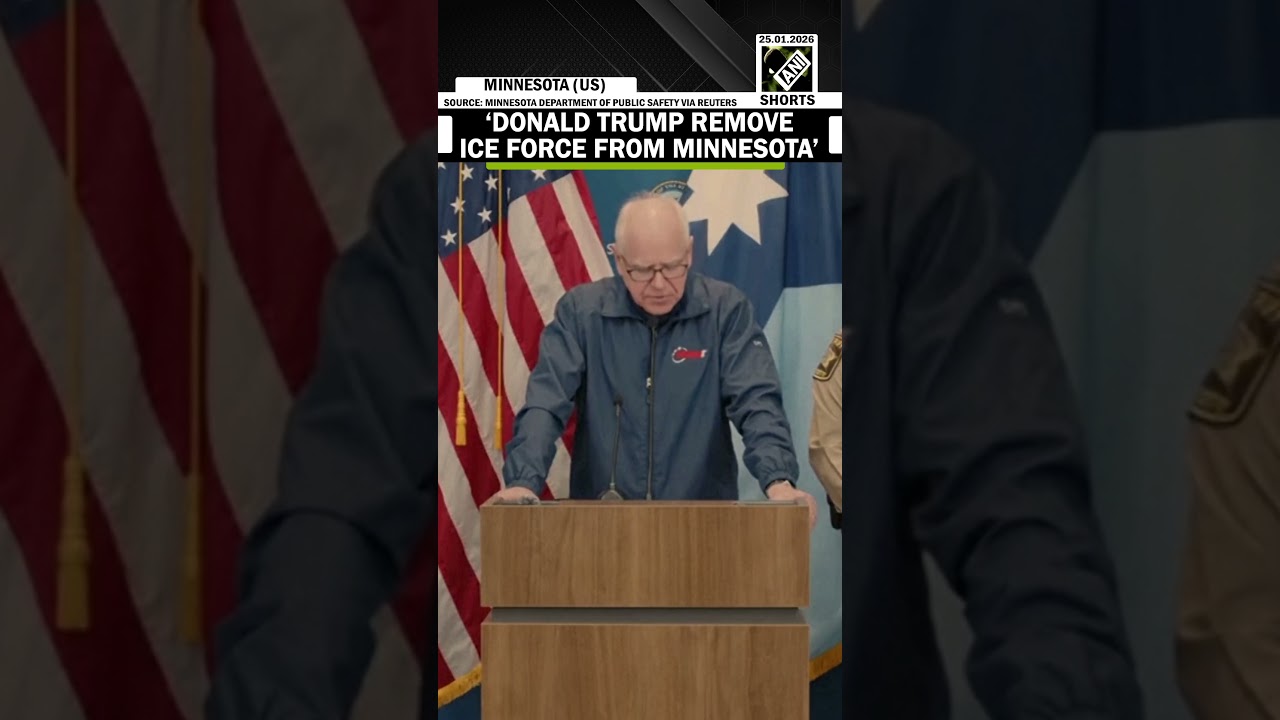 ‘Donald Trump remove ICE force from Minnesota’ Minnesota Governor Tim Walz’s big warning to Trump