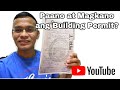 MAGKANO AT PAANO MAG APPLY NG BUILDING PERMIT? I KATAS OFW I Vlog 08