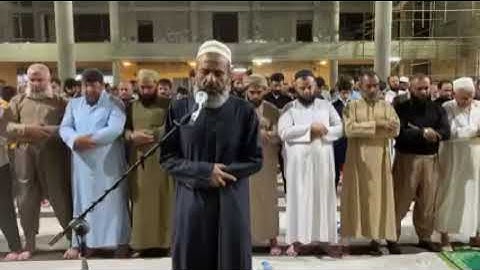 ليلة إبداعية لا تنسى للقارئ عمر عبدالله ليلة 5 رمضان 1443 مسجد الشافعي كركوك