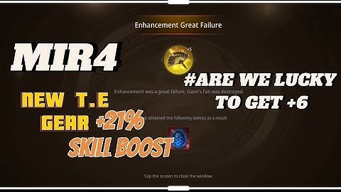 MIR4 UPDATE: NEW T.E EQUIPMENT BOOST YOUR LUCK