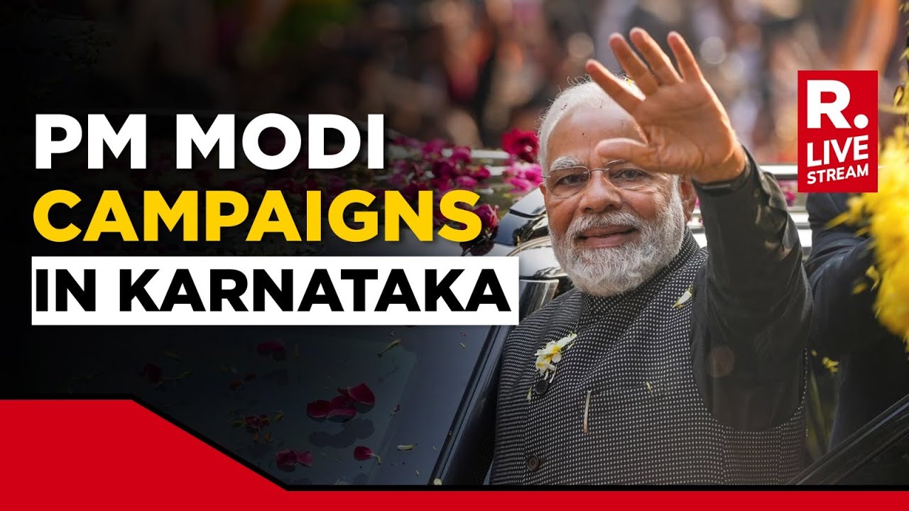 PM Modi Holds Mega Rally In Hosapete | BJP's Campaign For Karnataka ...