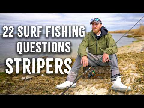 22 Most Common Surf Fishing for Striped Bass Questions Answered by GUIDE Beginner to Advanced Tips