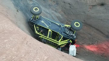 Polaris RZR Rollover in Devils Hot Tub Fail Crash Hells Revenge