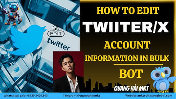 How to Edit Twitter/X Account Information in Bulk