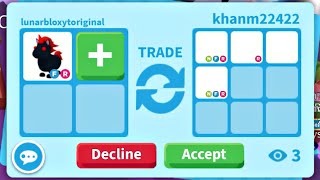 😱👺OMG FINALLY!!! I TRADED MY EVIL UNICORN FOR A VERY AMAZING OFFER! + GOT A CATERPILLAR! #adoptme