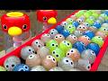 Marble Run ☆ Lots of eyeball balls and Dragon Balls