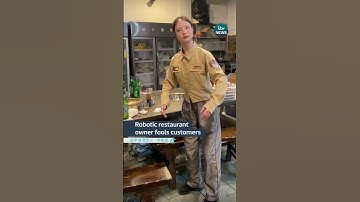 Robotic restaurant owner fools customers #china #itvnews #robot