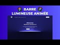 Créer une Barre Lumineuse Animée sur Figma ✨ Effet Moderne & Professionnel