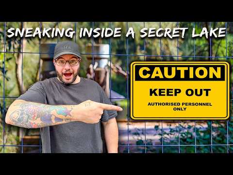 Carp Fishing a FENCED OFF Lake - I FOUND a way INSIDE!