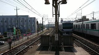 快速下り/快速上り/各駅停車下り。E231系(通勤型)15連、E531系15連、東京メトロ16000系10連。バイノーラル録音+αMk5