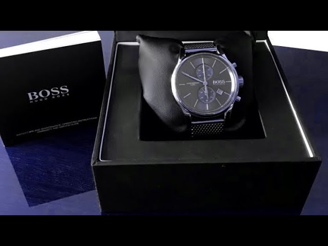 Hugo Boss Associate Chronograph Men's Watch 1513811 (Unboxing)  @UnboxWatches - YouTube