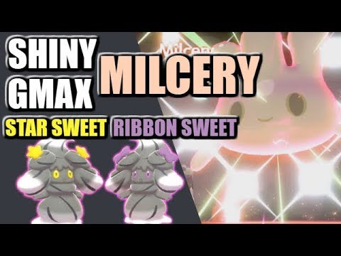 Shiny Gigantamax Milcery, Star Sweets & Ribbon Sweets Released in ...