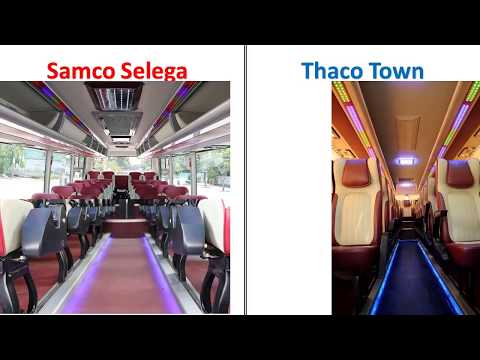 So sánh xe khách Samco Felix bầu hơi và Thaco TB85S - Xe khách Samco - 0986299731
