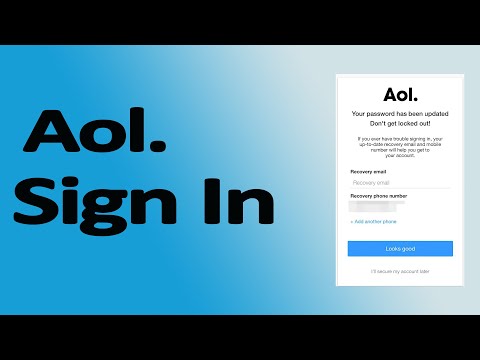 AOL Mail Login 2020 | AOL Account Login